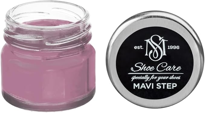 Premium Shoe Cream - NCS S 3030-R30B Deep Fuchsia Taupe - Shoe Nourishing Polish & Color Restorer for Smooth Leather by MAVI 