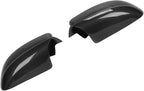 aqxreight Pair of Rear View Mirror Covers Glossy Carbon Fiber Left Right Replacement for 2011 to 2021