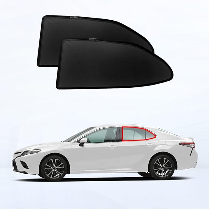 FEISHILINIYA Magnetic Side Windows Sunshades Curtain for Toyota for Camry 8th (2018-2023) Passenger Privacy Built-in Magnet Car Window Sun Shade for Camry ACCEOSSRIES