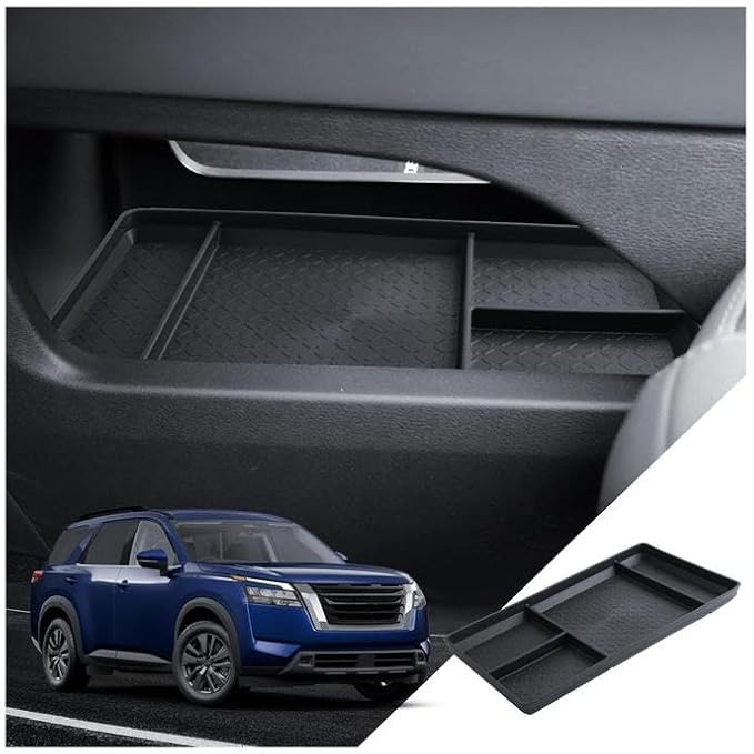 for Pathfinder Center Console Organizer Nissan Pathfinder 2022 2023 2024 2025 Accessories Armrest Tray Middle Storage Box Insert Container Durable ABS Plastic