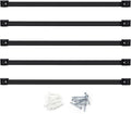 DGSL Magnetic Tool Holder Strip 5 Pack, 24 In Heavy Duty Tool Organizer Magnetic Strip, Tool Magnet Bar For Garage Tool Organ