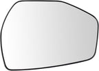 TRQ Left Driver Side Mirror Glass Heated Snap On Compatible with 2023 Kia Sportage LX Hybrid LX KI1324131