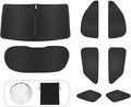 8PCS Window Shades for Ford Explorer(2020-2025) Accessories – Full Coverage Sun Shade for Side Windows, Rear Triangular & Windshield – UV Protection & Privacy for Camping, Napping, Relaxing