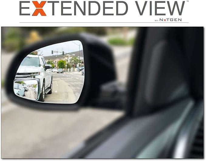 Blind Spot Mirrors- Compatible with BMW X5 Extended View - 2 Piece Set (Left & Right)