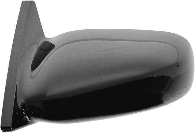 TRQ 2 Piece Driver and Passenger Side Mirror Assembly Set Electric Adjustment Non-Heated No Memory Black Compatible with 2001
