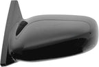 TRQ 2 Piece Driver and Passenger Side Mirror Assembly Set Electric Adjustment Non-Heated No Memory Black Compatible with 2001