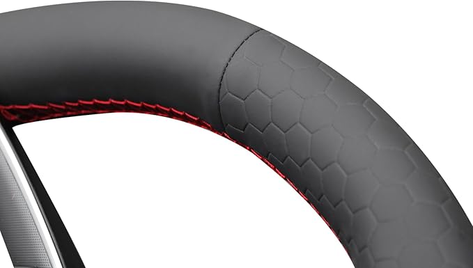 MEWANT Tesla Model 3 Highland/Model Y DIY Stitching Steering Wheel Cover Wrap for Tesla Model 3 Highland 2023-2025/Model Y 2025 Highland for Tesla Model 3/Model Y Accessories