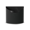 Leakproof Car Trash Can,Mini Car Trash Bin for SUV and Truck,Small Removable Liner Garbage Can,Waterproof Automotive Trash Can for Vehicle,Home,Office,Multipurpose,Easy to Clean (Black)