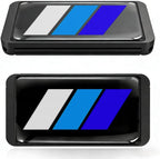 2PCS Tri-Color Car Seatbelt Adjuster for car Universal Car Seat Belt Pads Cover for More Comfortable Driving (B)