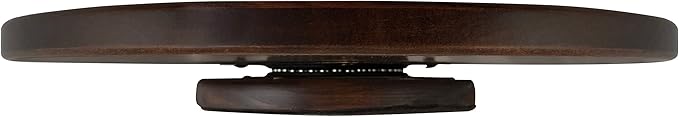 Rustic Red Door Co. Wooden Lazy Susan Turntable - Spinning, Solid Wood Lazy Susan Organizer - Turntable for Table Top/Counter
