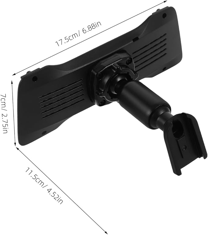 HOMSFOU Rearview Mirror Dash Cam Mount Bracket with Adjustable Back Plate for Driving Recorder Universal Fit for Most Cars Suvs Trucks 6.89X4.53X2.75 Inches