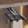 Pull-Out Clothes Rail,Extendable Pull Out Storage Closet Rod, Bearing 40kg Pull-Out Clothes Rail, Aluminum Alloy Retractable 