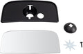 TRQ Exterior Tow Mirror Lower Glass RH Passenger Side for Chevy GMC Truck SUV