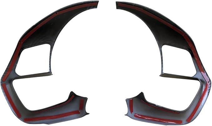 Ruihe Carbon Fiber Color Steering Wheel Cover Trim Fit for Hyundai Elantra, Santa Cruz, Tucson 2021-2025 Universal Design & Interior Accessory