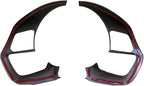Ruihe Carbon Fiber Color Steering Wheel Cover Trim Fit for Hyundai Elantra, Santa Cruz, Tucson 2021-2025 Universal Design & Interior Accessory