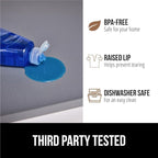 GORILLA GRIP Waterproof Silicone Under Sink Mat with Raised Lip for Kitchen and Bathroom, Cabinet Shelf Liner Stay in Place M