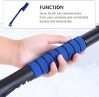 FAVOMOTO 1pc Snow Scraper and Ice Removal Brush Detachable Multi-Function Tool for Snow Removal Telescopic Design for Suvs and Trucks Compact Easy to Store