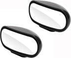 Blind Spot Mirror for Car 2 Pack, Adjustable Convex Wide-Angle Blindspot Mirrors, 360° Rotatable Small Stick-On Blind Side Mirror for Cars, SUVs & Trucks