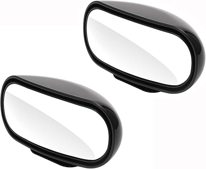 Blind Spot Mirror for Car 2 Pack, Adjustable Convex Wide-Angle Blindspot Mirrors, 360° Rotatable Small Stick-On Blind Side Mirror for Cars, SUVs & Trucks