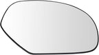 TRQ Passenger Side Mirror Glass Heated Compatible with 2007-2014 Chevrolet 2500 3500 HD Suburban GMC Yukon 1500 2007-2013 Yuk