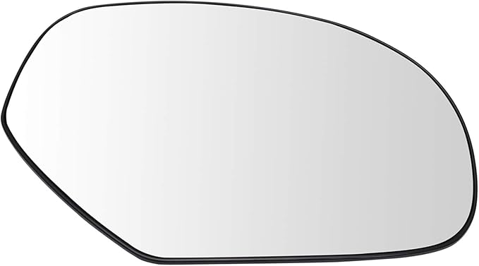 TRQ Passenger Side Mirror Glass Heated Compatible with 2007-2014 Chevrolet 2500 3500 HD Suburban GMC Yukon 1500 2007-2013 Yuk