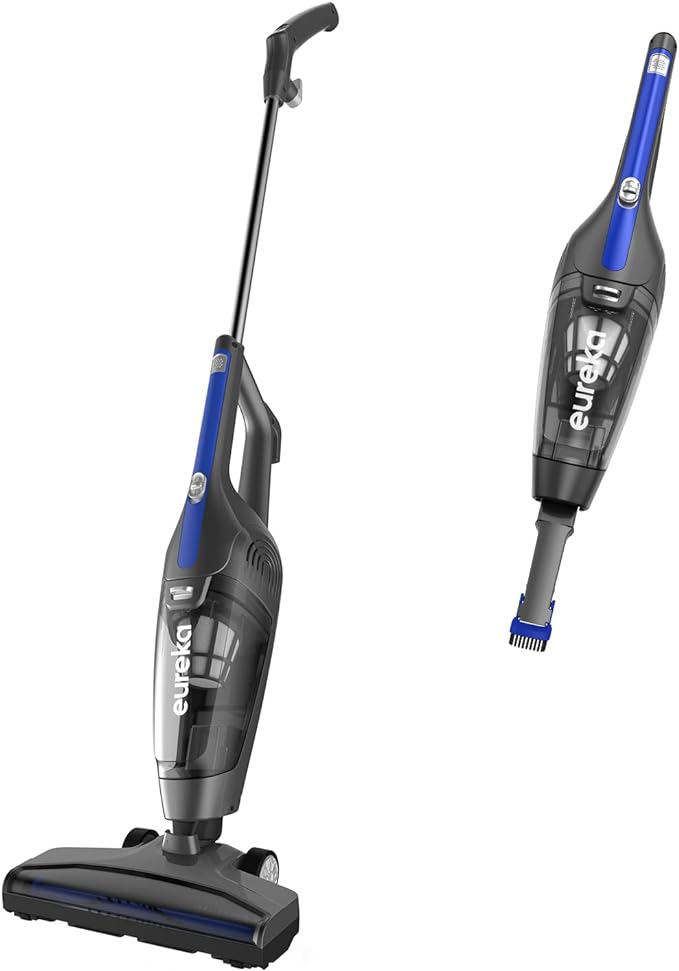 Eureka Corded Stick Vacuum Cleaner for Home Pet Hair, Lightweight Stick Vacuum Cleaner with Powerful Suction for Carpet Tile 