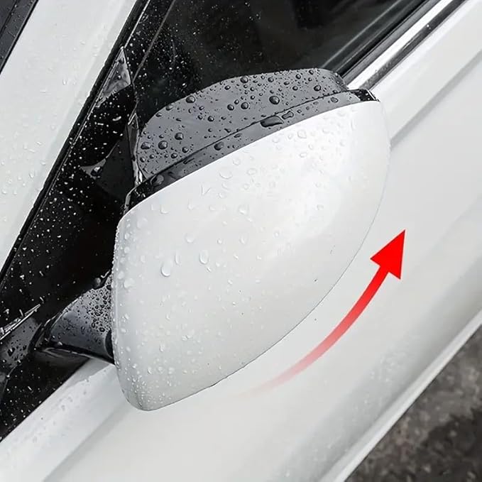 Car Blind Spot Mirror and Rearview Mirror Rain Cover, 2-in-1 Multi-functional Design for Enhanced Safety Driving with Expanded Field of View