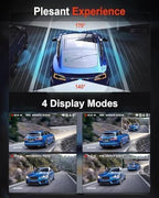 WiFi Dash Cam Front and Rear, 4K Front 2.5K Car Camera, 3" IPS Screen, 170° Wide Angle, WDR Night Vision, 64GB SD Card Included, Loop Recording, G-Sensor, 24H Parking Monitor, Type-C Charging (K9)