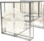 Hersoo 360 Degree Rotation Cosmetic Organizer -Premium Makeup Storage with Spin Base,Antique Countertop Cosmetic Storage,Larg