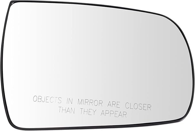 TRQ Passenger Side Mirror Glass Heated Convex For Factory Equipped Mirrors Only Compatible with 2011-2015 Kia Sorento