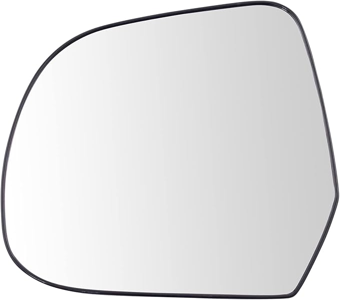 TRQ Driver Side Mirror Glass Snap On Clear Compatible with 2012-2014 Nissan Versa 2014 Versa Note NI1324149