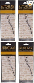 Tyler Candles Autoglam Auto Air Freshener - Cowboy, Diva, French Market High Maintenance Multi 4 pack