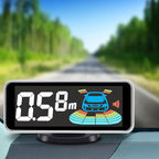 Parktronic 8 Parking Sensors Kit Reverse Backup Radar System Rear and Front View with Sound Warning Ultrasonic Distance Detec