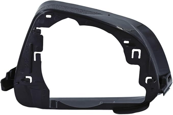 Fits For Tesla Model 3 Left Driver Side Wing Mirror Cover and Mirror Frame Set Rearview Lower Holder Tray Cap Housing 2017-2020(left side chrome)