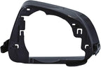 Fits For Tesla Model 3 Left Driver Side Wing Mirror Cover and Mirror Frame Set Rearview Lower Holder Tray Cap Housing 2017-2024(left side black)