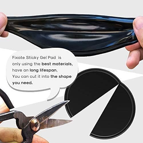 10pack Removable Silicone Sticky Anti-Slip Gel Pads Magic Gel Mat Stick to Car Dashboard Glass Mirrors Metal Tile Wall Kitche