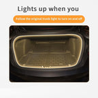 Trunk LED Light Strip for Tesla Model 3 2018-2023 - Waterproof & Easy Installation Interior Lighting Bar with Flexible Silicone, Trunk Ambient Lighting Accessories (DC 15V, Warm White)