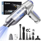 Saker Car Vacuum Portable Cordless 15000PA,3 in 1 Handheld Vacuum with Brushless Motor for Car, Office and Home Cleaning Blue