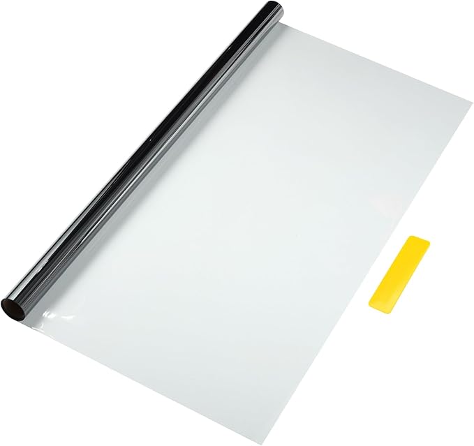 Car Window Tint Film Window Privacy Film Car Carbon 2 PLY PET 24.61 ft x 23.62 Inch 1 Pc Gray VLT 70% IRR 20% UVR 40%