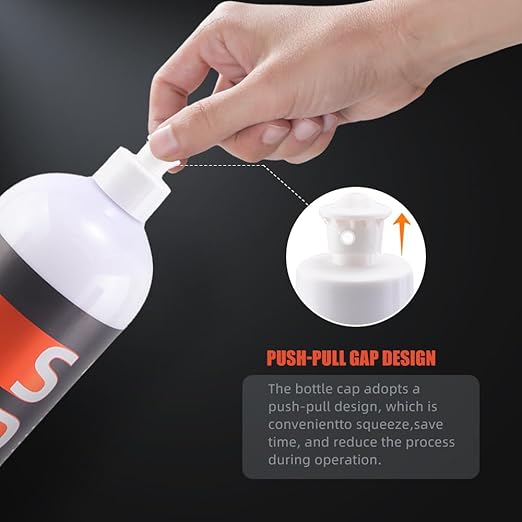 Medium Cut Polishing Compound, SPTA 33.8oz (1000ml) Polishing Compound Car Scratch & Swirl Remover Rubbing Compound & Medium Cut Polish Compound Swirl Remover for Car Automotive Paint Correction