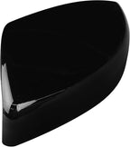 Moonlinks Compatible with Nissan Sentra 2013 2014 2015 2016 2017 2018 2019 Left Side Mirror Cover Replacement, Glossy Black Left Driver Side Door Rearview Mirror Cap Trim