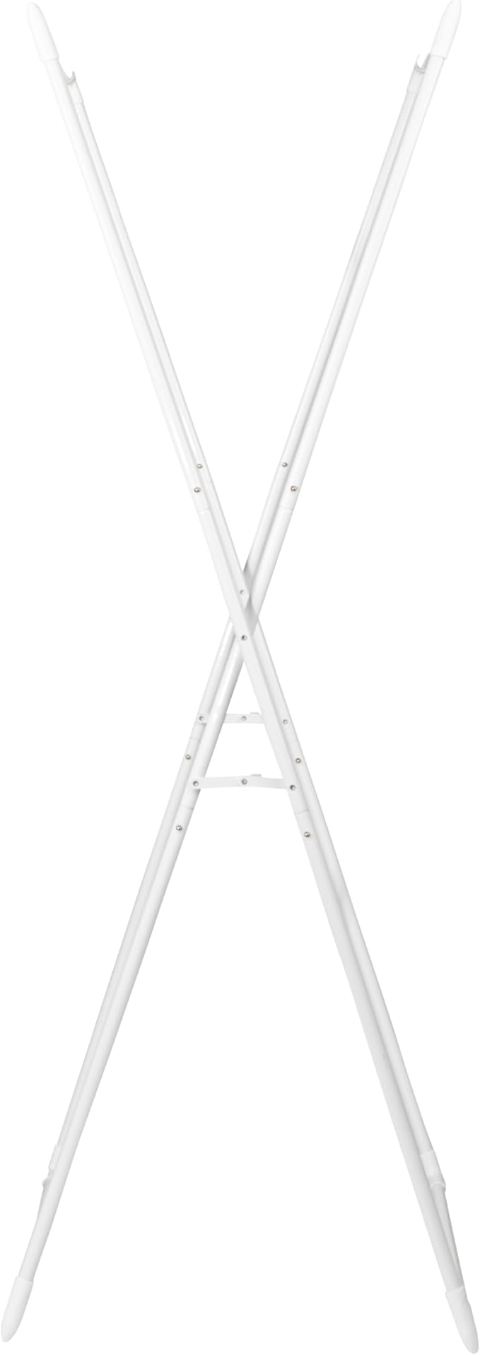 Household Essentials Valet Folding Clothes Rack, Strong Metal X-Frame, Chic Design, Great for Guest and Dressing Rooms, Porta