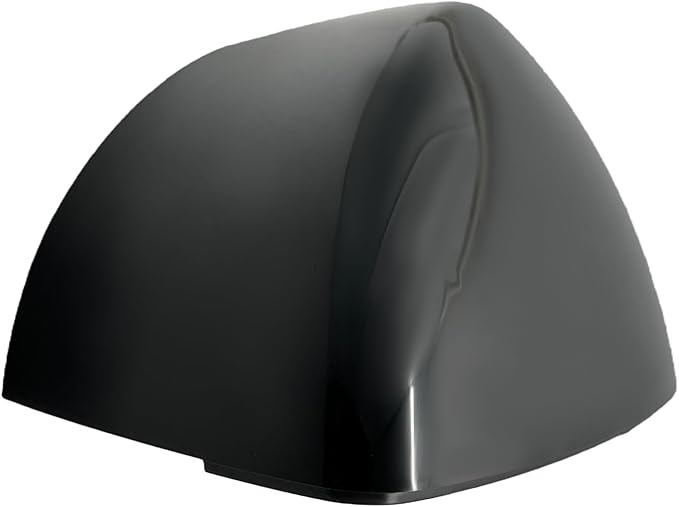 A-Premium Driver Side Rearview Mirror Cover Cap - Compatible with Mazda 3 2014 2015 2016 2017 2018 Sedan - Smooth Black, Built in Japan