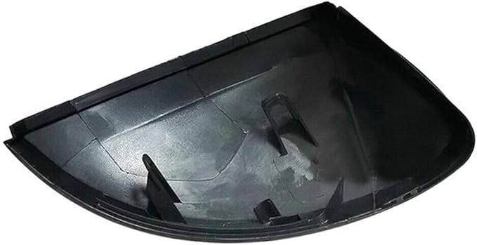 Rearview Side Wing Mirror Caps Cover for VW Tiguan MK2 2017 2018 2019 2020 Gloss Black (Left Driver Side)