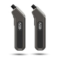 ETENWOLF Digital Tire Pressure Gauge 2 Pack, Industrial Tire Gauge 3-200 PSI, Calibrated to ANSI B40.7 Grade 2A(Plus-Minus 0.5%), Air Pressure Gauge with Replaceable AAA Batteries (Space Grey)