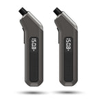 ETENWOLF Digital Tire Pressure Gauge 2 Pack, Industrial Tire Gauge 3-200 PSI, Calibrated to ANSI B40.7 Grade 2A(Plus-Minus 0.5%), Air Pressure Gauge with Replaceable AAA Batteries (Space Grey)