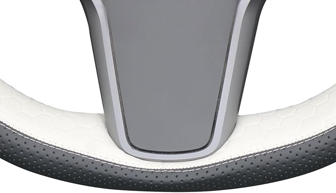 MEWANT Hand Stitched Steering Wheel Cover for Tesla Model 3 2017-2023 / Model Y 2020-2023 Accessories