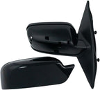 Side Mirror 2pcs Left & Right Paint to Match Power Operate Exterior Door Rear View Spotter Glass Heat Puddle Lamp Blind Spot 