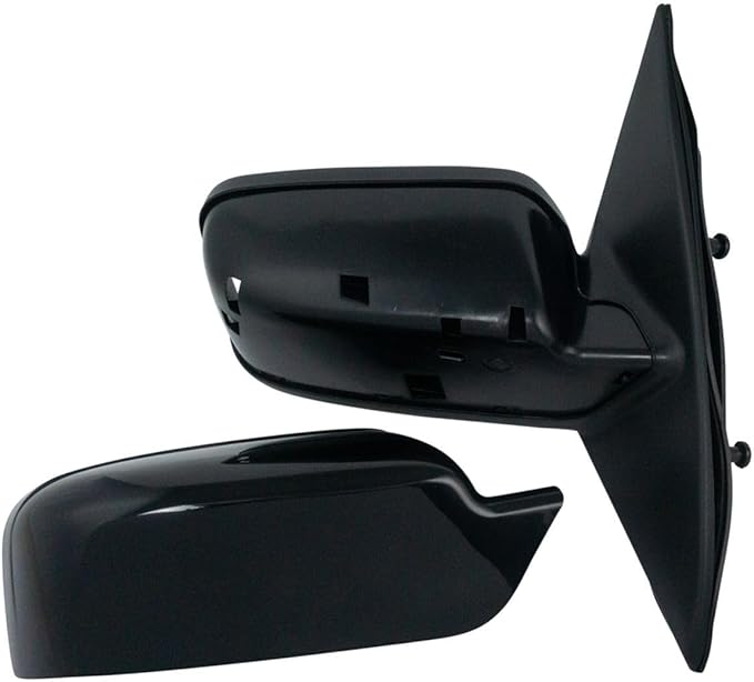 Side Mirror 2pcs Left & Right Paint to Match Power Operate Exterior Door Rear View Spotter Glass Heat Puddle Lamp Blind Spot 