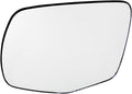 TRQ Driver Side Mirror Glass Flat Backing Plate For Factory Equipped & Aftermarket Mirrors Compatible with 2016-2018 Honda Pi